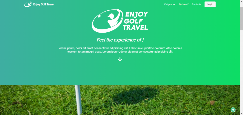 web enjoygolftravel.cat (2021-22)