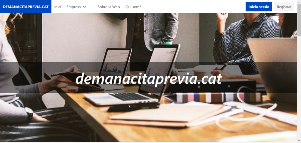 web demanacitaprevia.cat (2021-22)